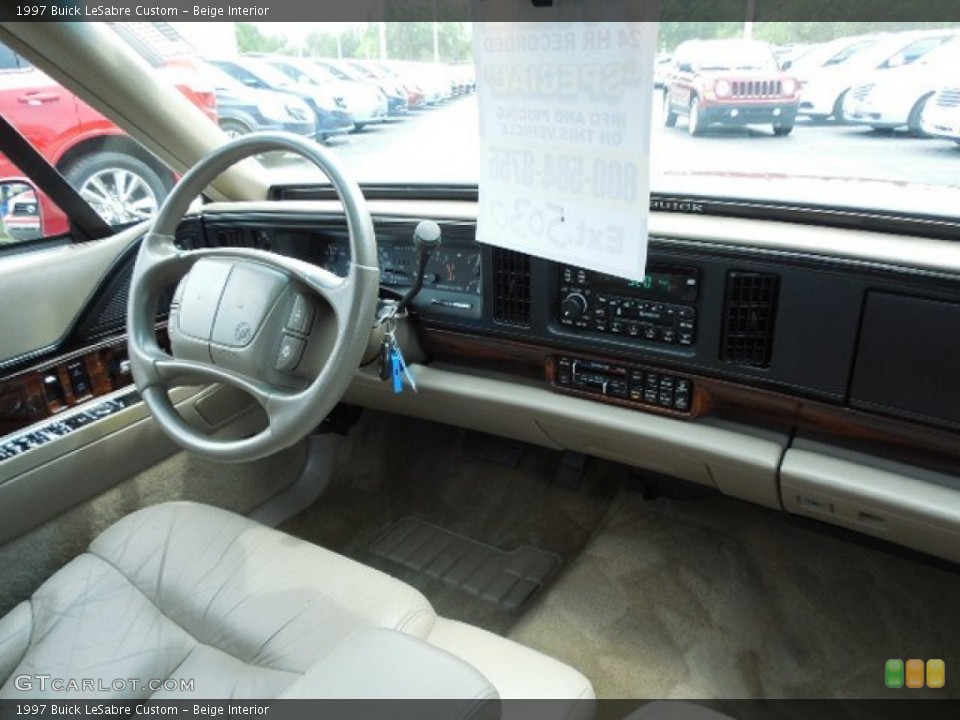 Beige Interior Dashboard for the 1997 Buick LeSabre Custom #83503881