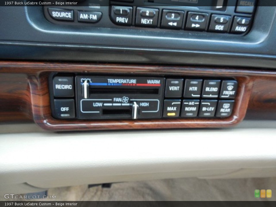 Beige Interior Controls for the 1997 Buick LeSabre Custom #83504082
