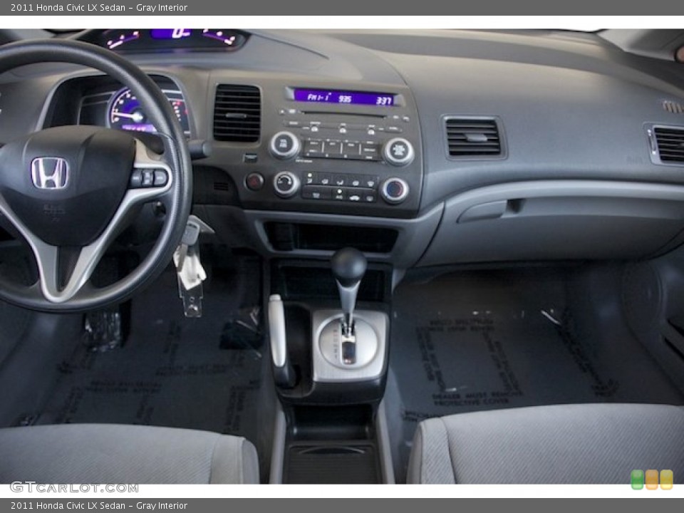 Gray Interior Dashboard for the 2011 Honda Civic LX Sedan #83505303