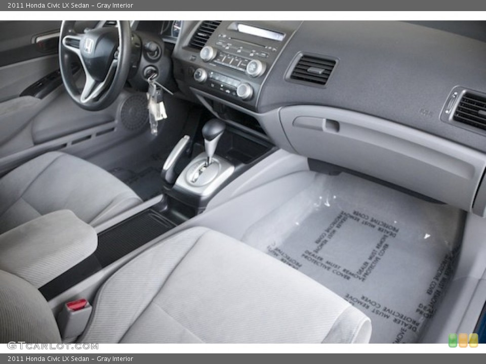 Gray Interior Dashboard for the 2011 Honda Civic LX Sedan #83505624