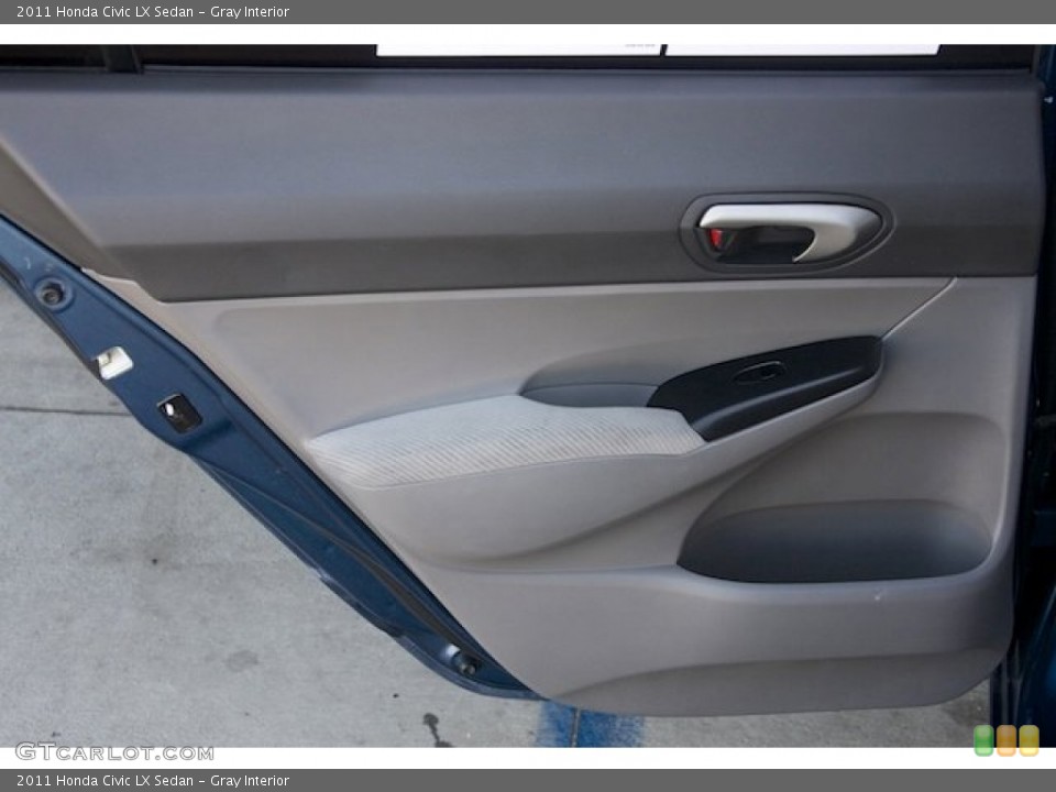 Gray Interior Door Panel for the 2011 Honda Civic LX Sedan #83505699
