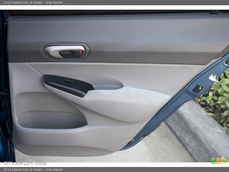 Gray Interior Door Panel for the 2011 Honda Civic LX Sedan #83505720