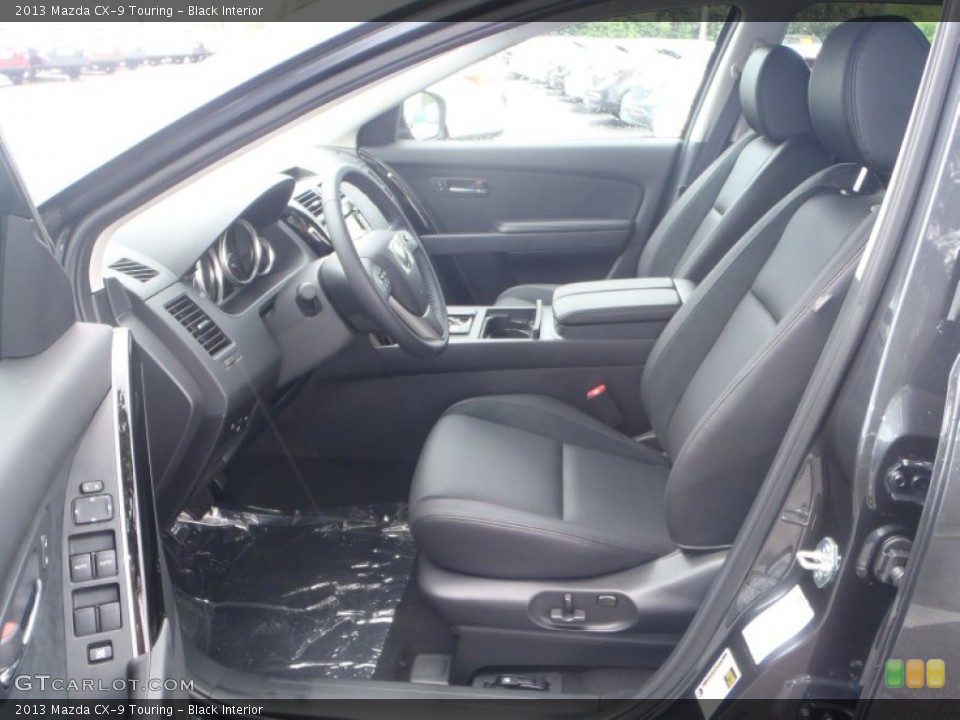 Black Interior Front Seat for the 2013 Mazda CX-9 Touring #83506263