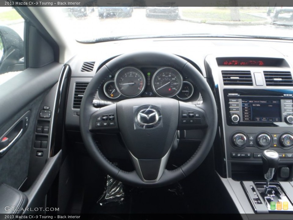 Black Interior Dashboard for the 2013 Mazda CX-9 Touring #83506338