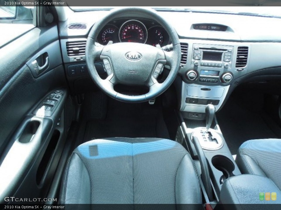 Gray Interior Dashboard for the 2010 Kia Optima SX #83506485