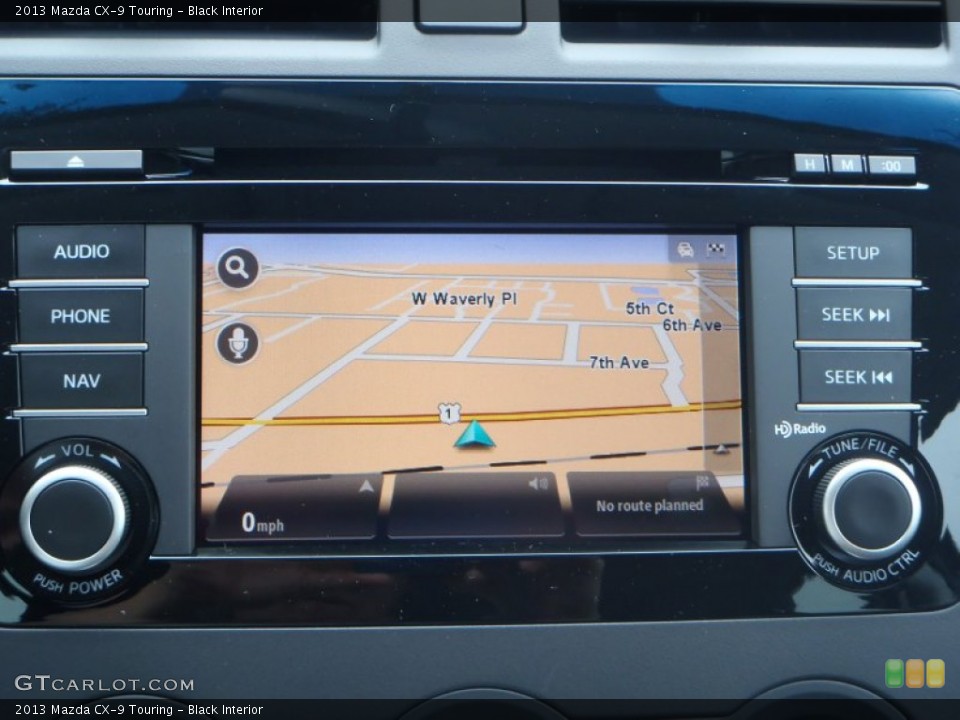 Black Interior Navigation for the 2013 Mazda CX-9 Touring #83506497