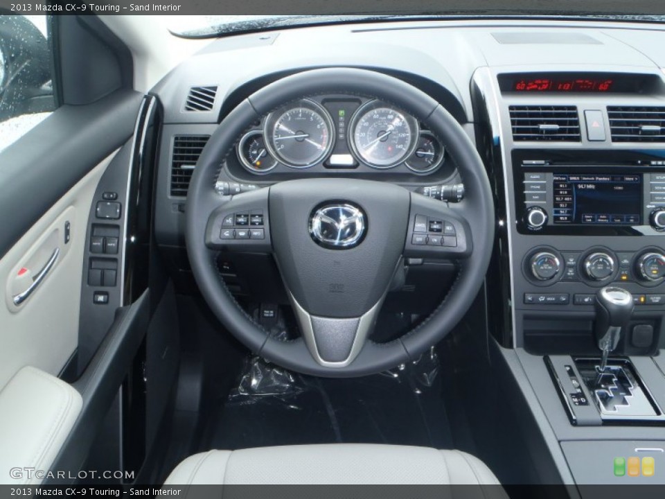 Sand Interior Dashboard for the 2013 Mazda CX-9 Touring #83507094