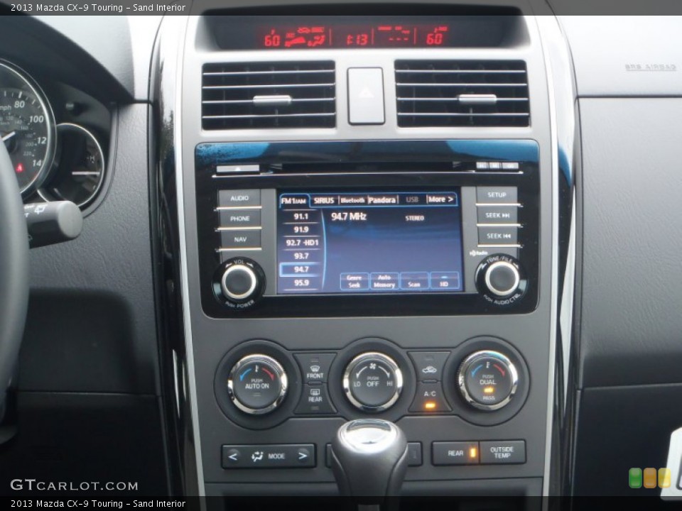 Sand Interior Controls for the 2013 Mazda CX-9 Touring #83507193