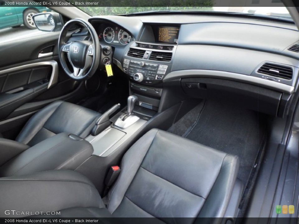 Black Interior Photo for the 2008 Honda Accord EX-L V6 Coupe #83507466