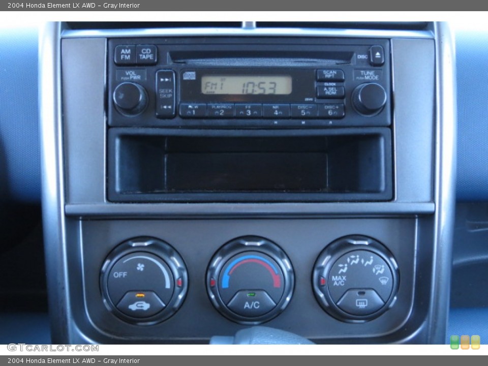 Gray Interior Controls for the 2004 Honda Element LX AWD #83509092