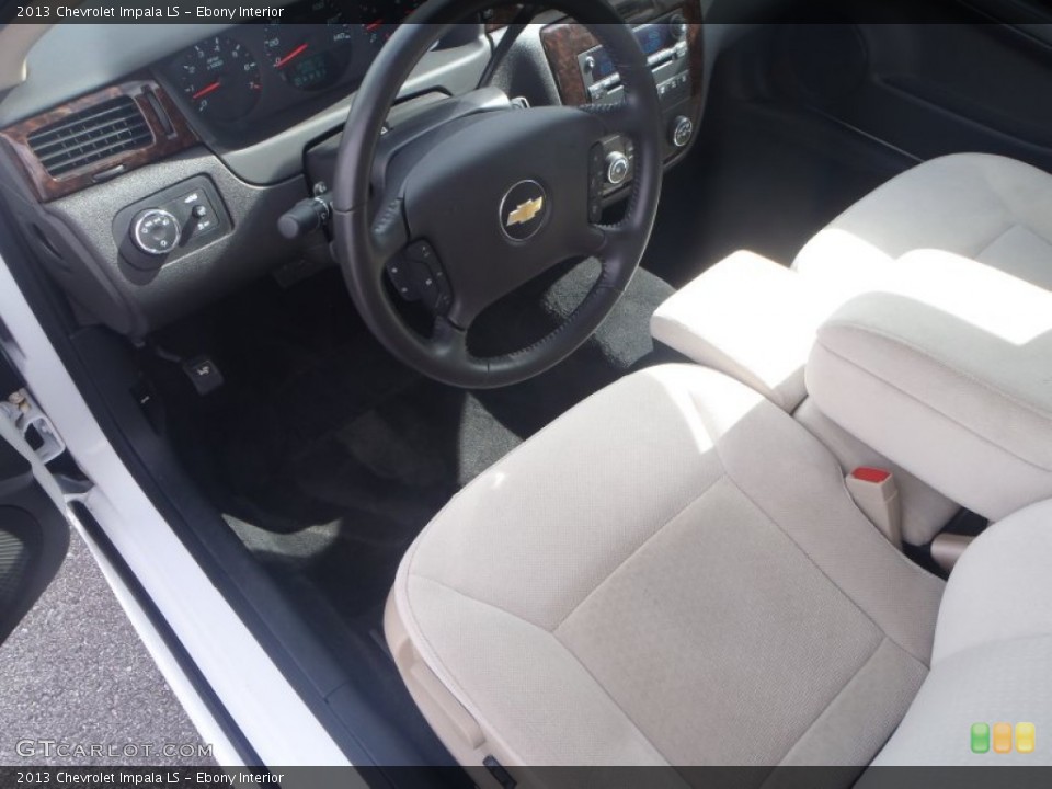 Ebony Interior Prime Interior for the 2013 Chevrolet Impala LS #83510229