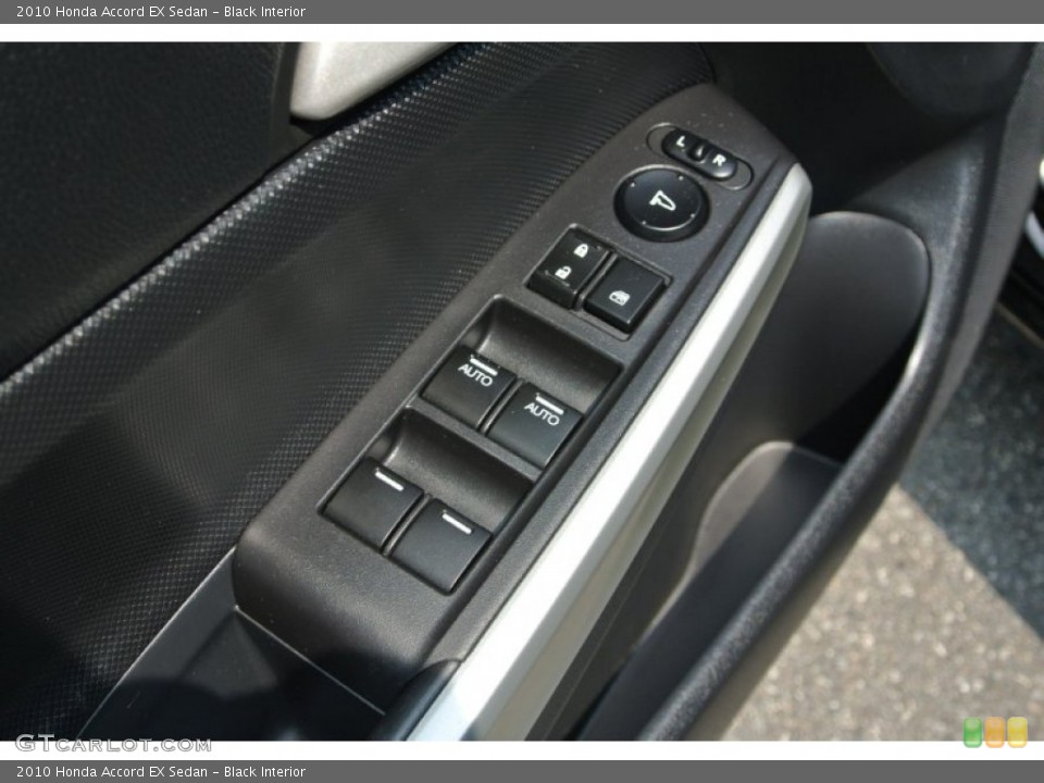 Black Interior Controls for the 2010 Honda Accord EX Sedan #83511924