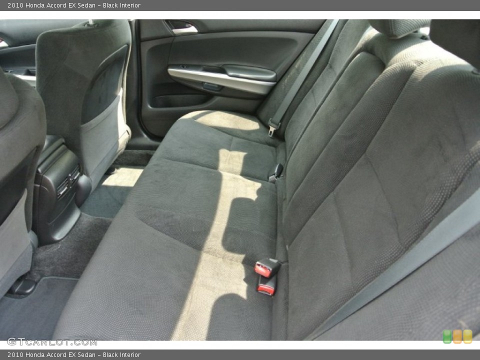 Black Interior Rear Seat for the 2010 Honda Accord EX Sedan #83512107