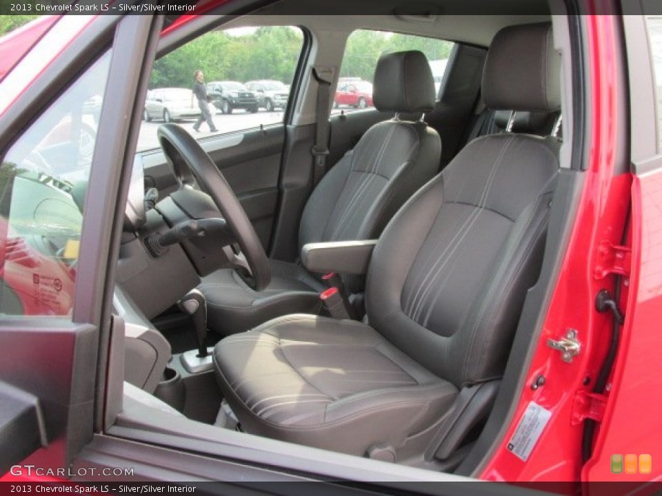 Silver/Silver Interior Front Seat for the 2013 Chevrolet Spark LS #83513981