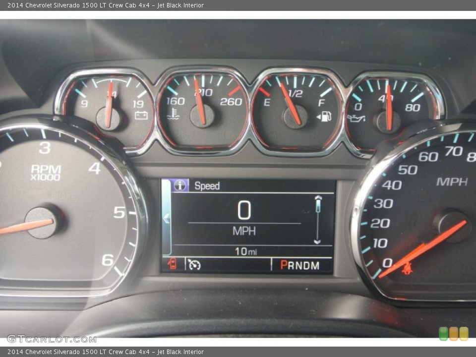Jet Black Interior Gauges for the 2014 Chevrolet Silverado 1500 LT Crew Cab 4x4 #83516211