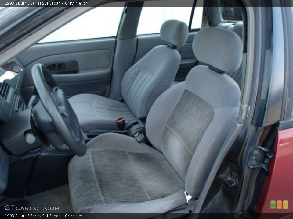 Gray Interior Front Seat for the 1993 Saturn S Series SL1 Sedan #83516433