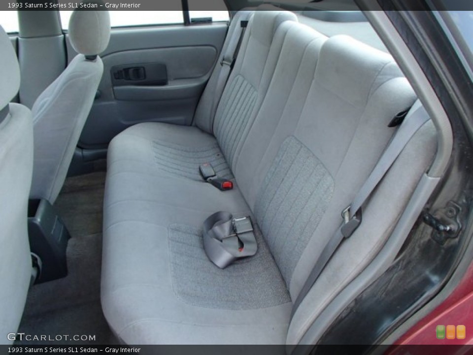 Gray Interior Rear Seat for the 1993 Saturn S Series SL1 Sedan #83516454