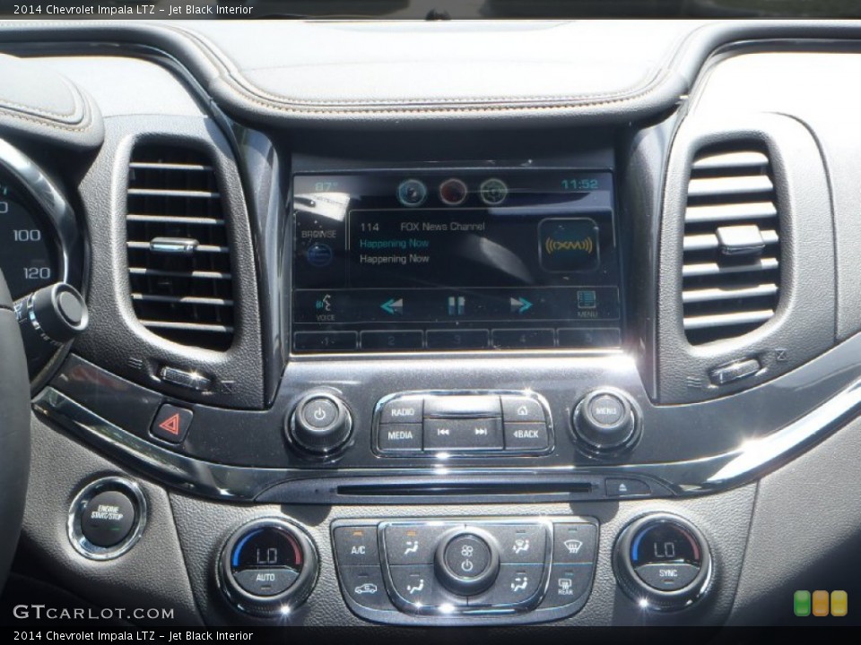 Jet Black Interior Controls for the 2014 Chevrolet Impala LTZ #83517162