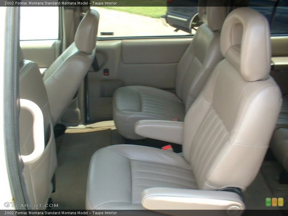 Taupe Interior Rear Seat for the 2002 Pontiac Montana  #83517507