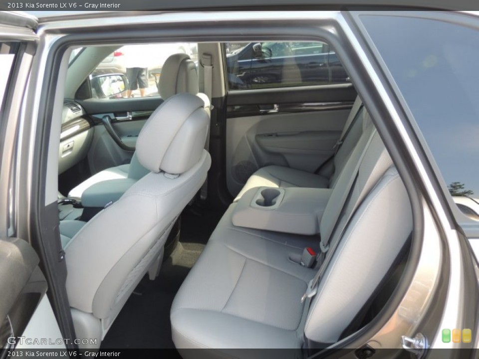 Gray Interior Rear Seat for the 2013 Kia Sorento LX V6 #83519199