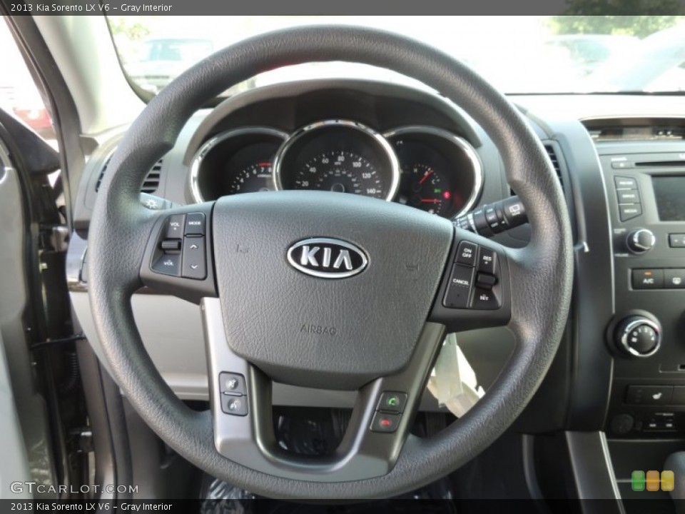 Gray Interior Steering Wheel for the 2013 Kia Sorento LX V6 #83519478