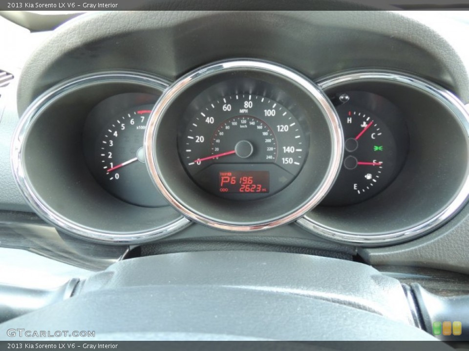 Gray Interior Gauges for the 2013 Kia Sorento LX V6 #83519499