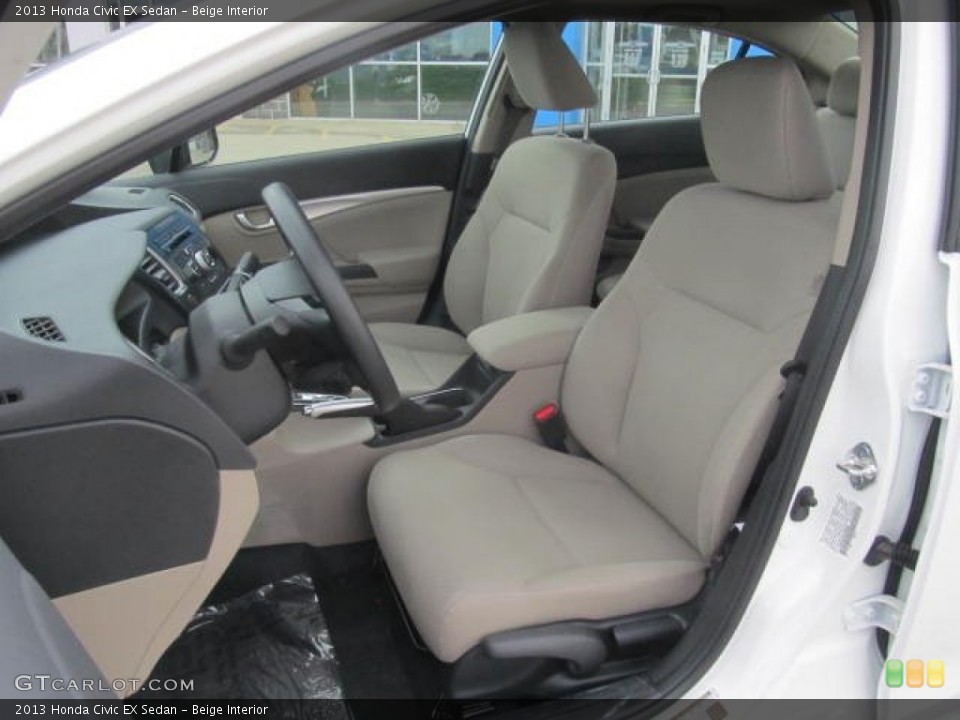 Beige Interior Photo for the 2013 Honda Civic EX Sedan #83520225
