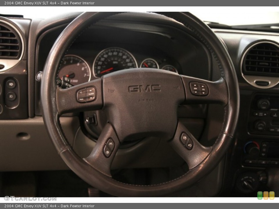 Dark Pewter Interior Steering Wheel for the 2004 GMC Envoy XUV SLT 4x4 #83521494