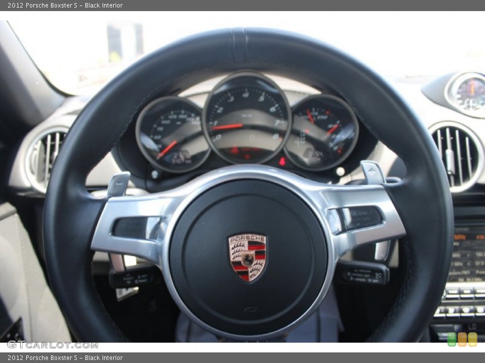 Black Interior Steering Wheel for the 2012 Porsche Boxster S #83526564