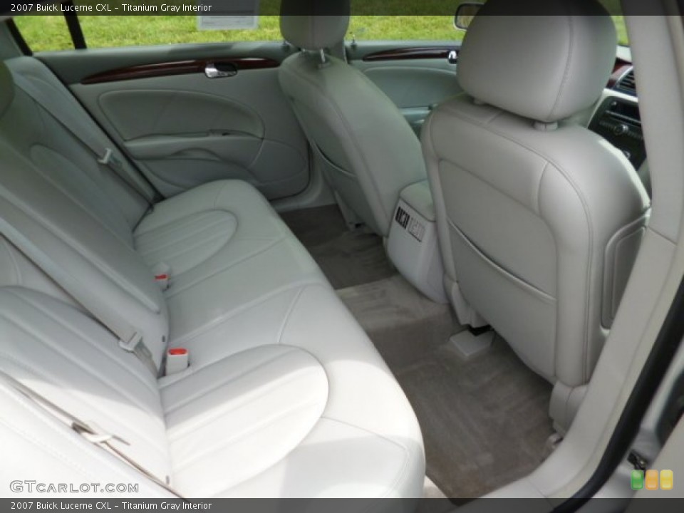 Titanium Gray Interior Rear Seat for the 2007 Buick Lucerne CXL #83527570