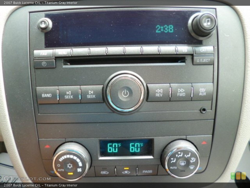Titanium Gray Interior Controls for the 2007 Buick Lucerne CXL #83527716