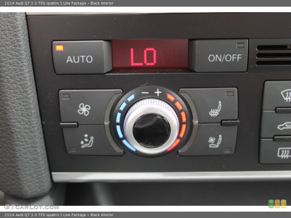 Black Interior Controls for the 2014 Audi Q7 3.0 TFSI quattro S Line Package #83528250