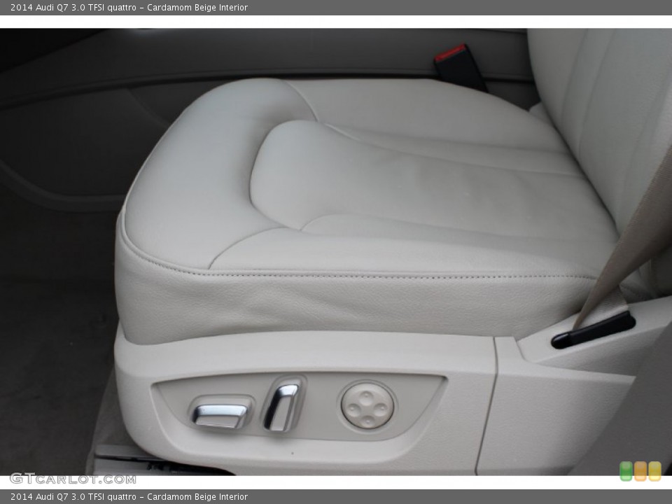Cardamom Beige Interior Front Seat for the 2014 Audi Q7 3.0 TFSI quattro #83529060