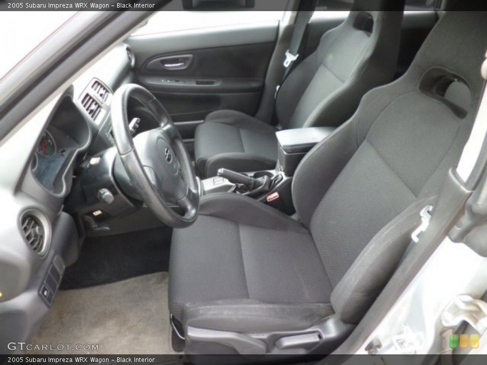 Black Interior Front Seat for the 2005 Subaru Impreza WRX Wagon #83529219