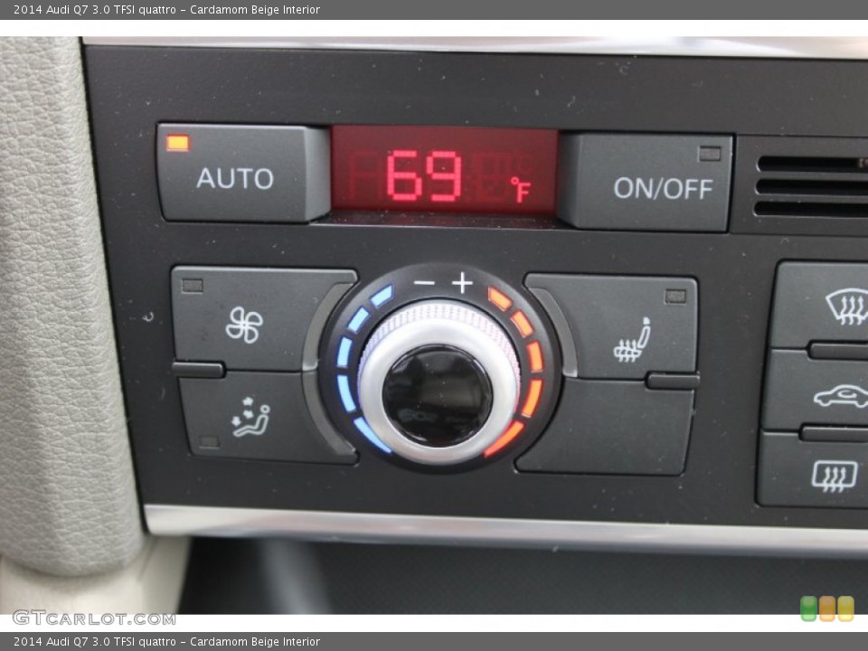 Cardamom Beige Interior Controls for the 2014 Audi Q7 3.0 TFSI quattro #83529324