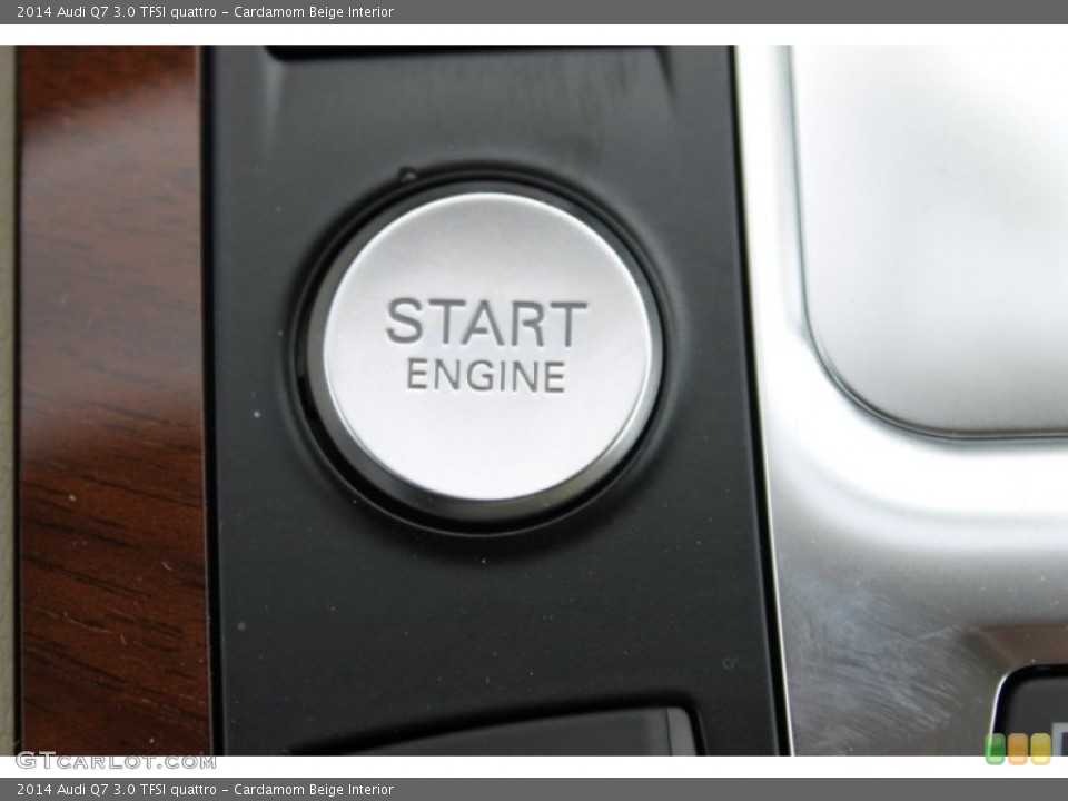 Cardamom Beige Interior Controls for the 2014 Audi Q7 3.0 TFSI quattro #83529375