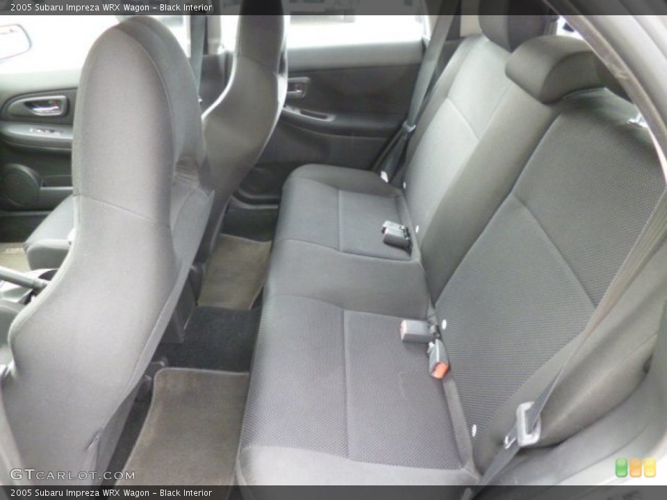 Black Interior Rear Seat for the 2005 Subaru Impreza WRX Wagon #83529387