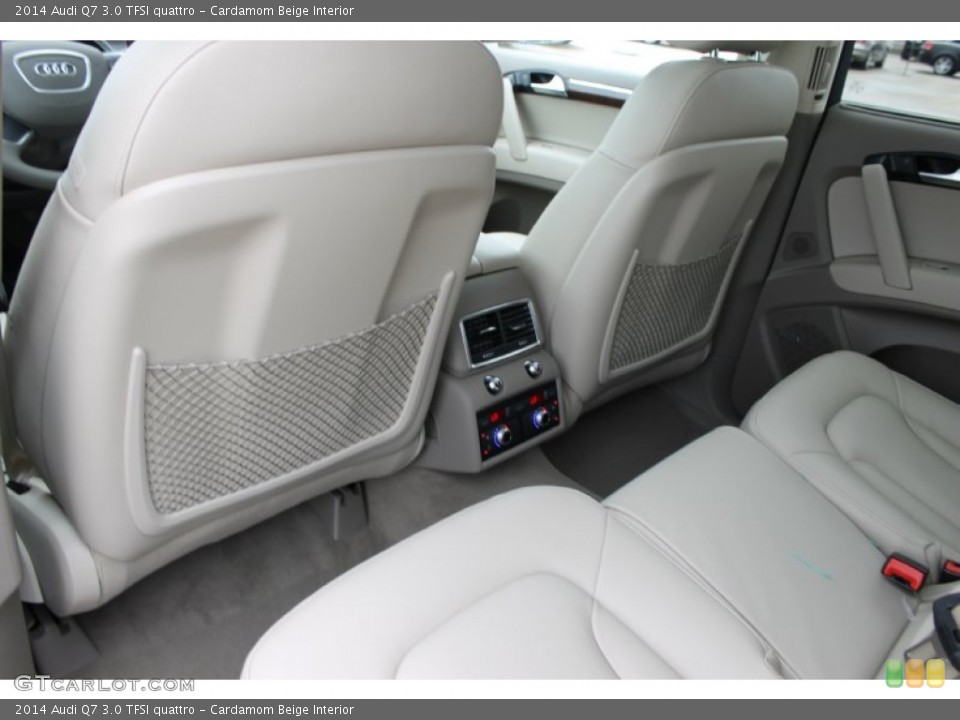 Cardamom Beige Interior Rear Seat for the 2014 Audi Q7 3.0 TFSI quattro #83529489