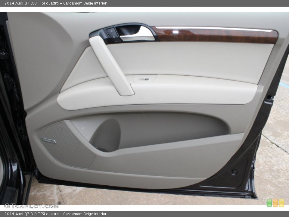Cardamom Beige Interior Door Panel for the 2014 Audi Q7 3.0 TFSI quattro #83529630