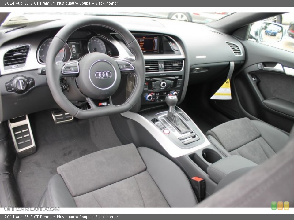 Black Interior Prime Interior for the 2014 Audi S5 3.0T Premium Plus quattro Coupe #83530065