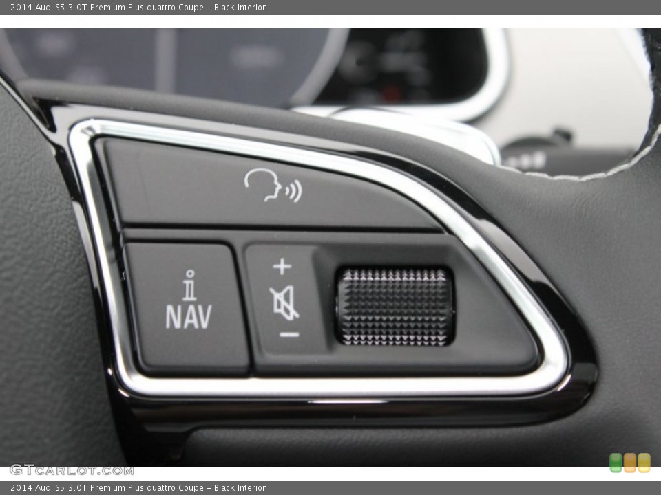Black Interior Controls for the 2014 Audi S5 3.0T Premium Plus quattro Coupe #83530374