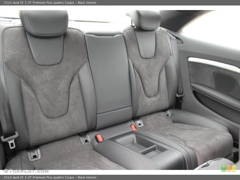 Black Interior Rear Seat for the 2014 Audi S5 3.0T Premium Plus quattro Coupe #83530485