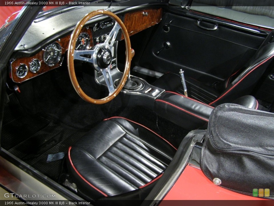 Black Interior Photo for the 1966 Austin-Healey 3000 MK III Bj8 #83532