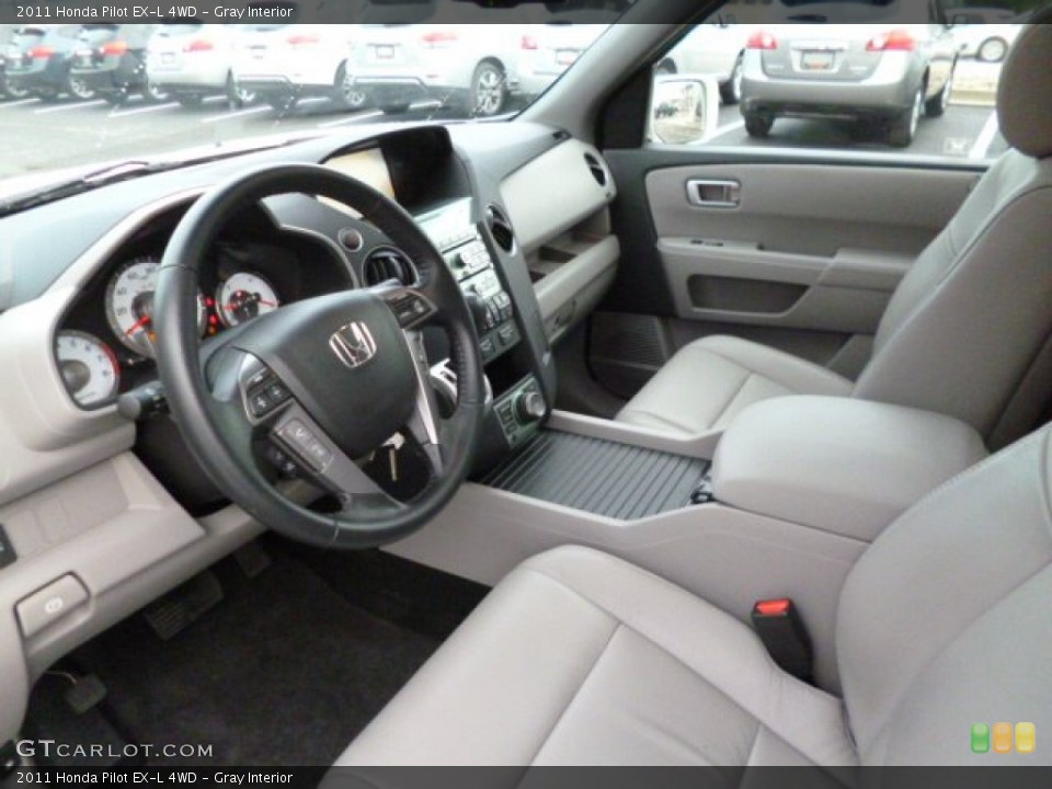 Gray Interior Prime Interior for the 2011 Honda Pilot EX-L 4WD #83533259