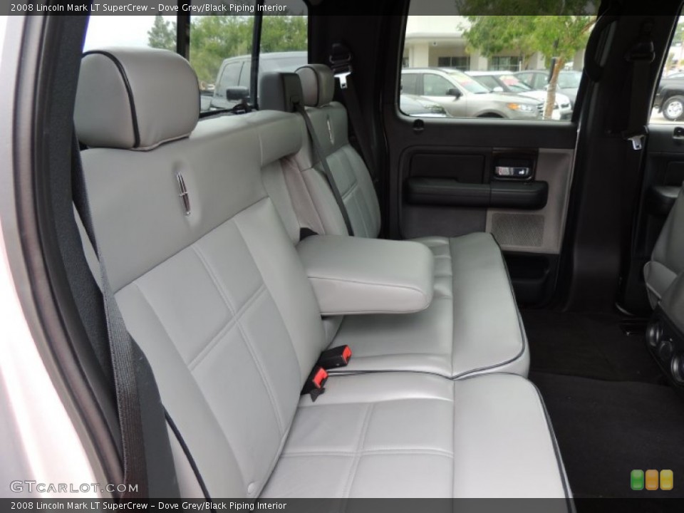 Dove Grey/Black Piping Interior Rear Seat for the 2008 Lincoln Mark LT SuperCrew #83533569