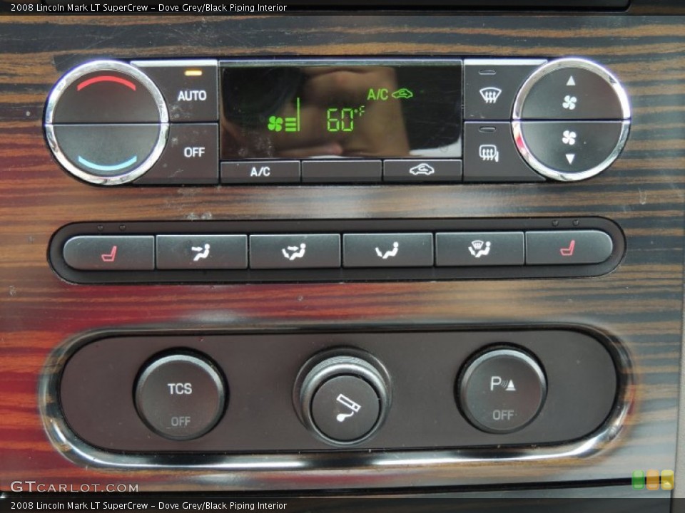 Dove Grey/Black Piping Interior Controls for the 2008 Lincoln Mark LT SuperCrew #83533848