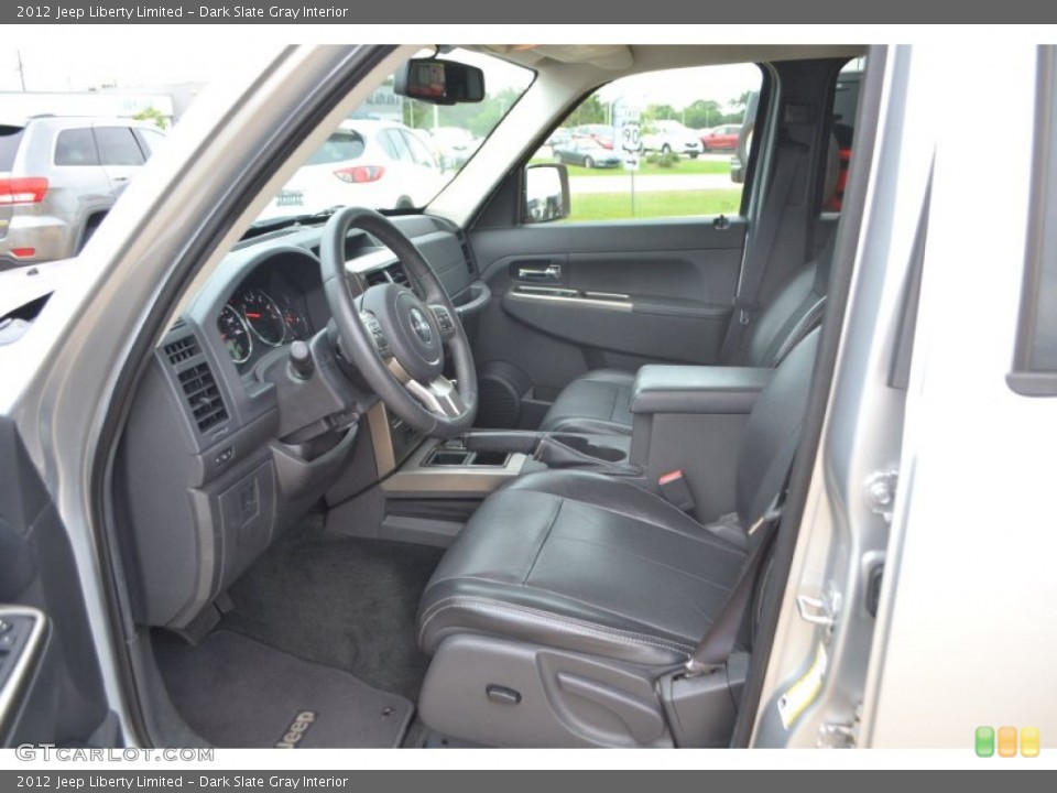 Dark Slate Gray Interior Front Seat for the 2012 Jeep Liberty Limited #83534076