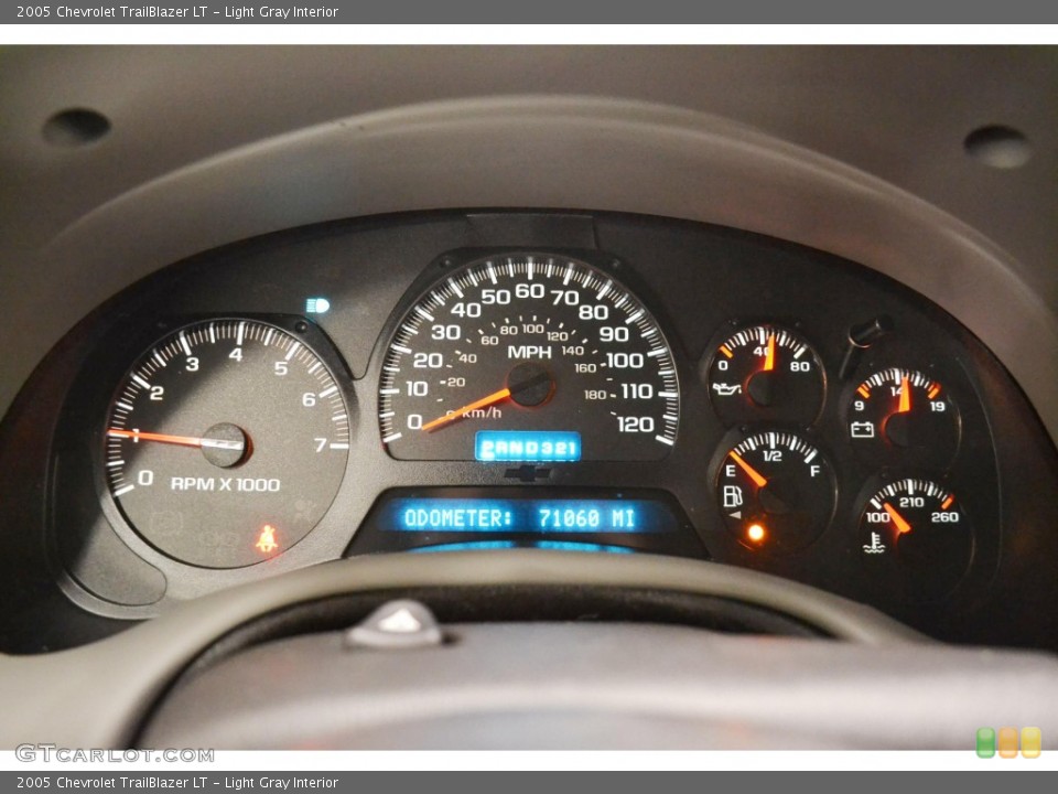 Light Gray Interior Gauges for the 2005 Chevrolet TrailBlazer LT #83534574