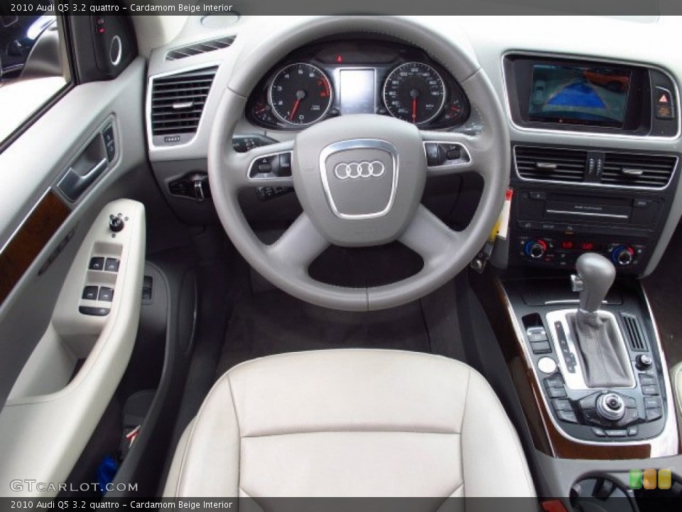 Cardamom Beige Interior Dashboard for the 2010 Audi Q5 3.2 quattro #83536131