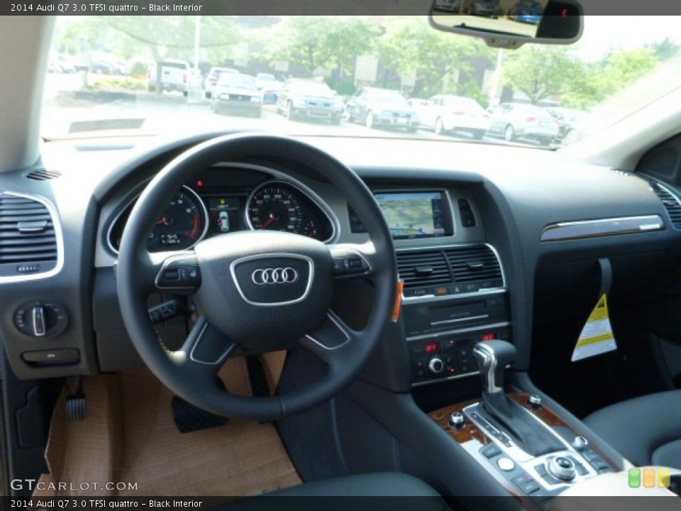 Black Interior Dashboard for the 2014 Audi Q7 3.0 TFSI quattro #83539251